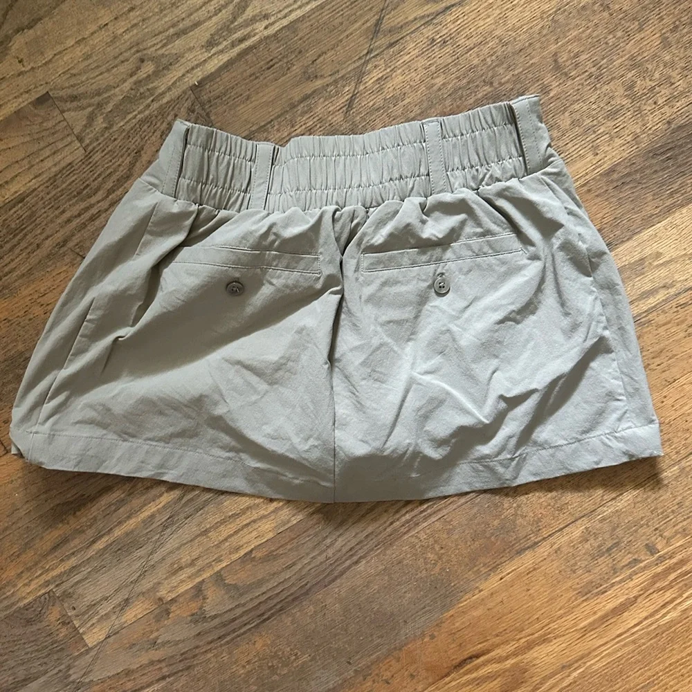 Alo Yoga Tan Fan Club Mini Skirt